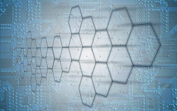 智慧园区建设方案科技感示意图