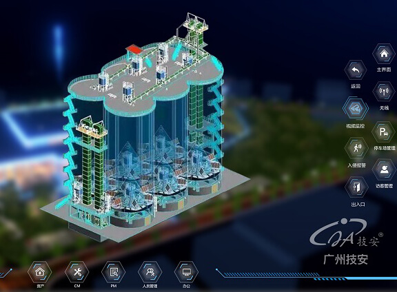 智慧园区BIM技术所构建的模型