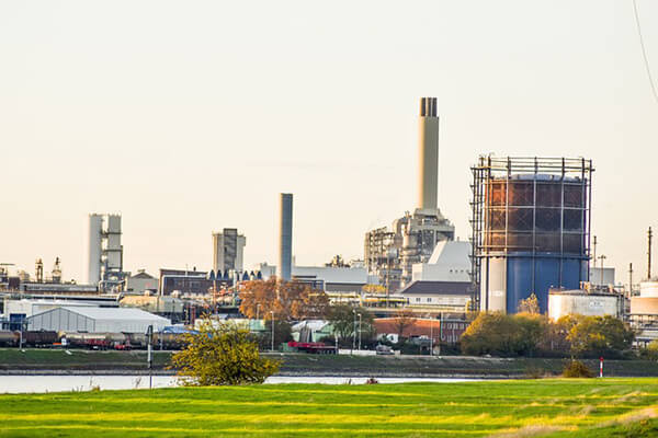 智慧工业园区的外观